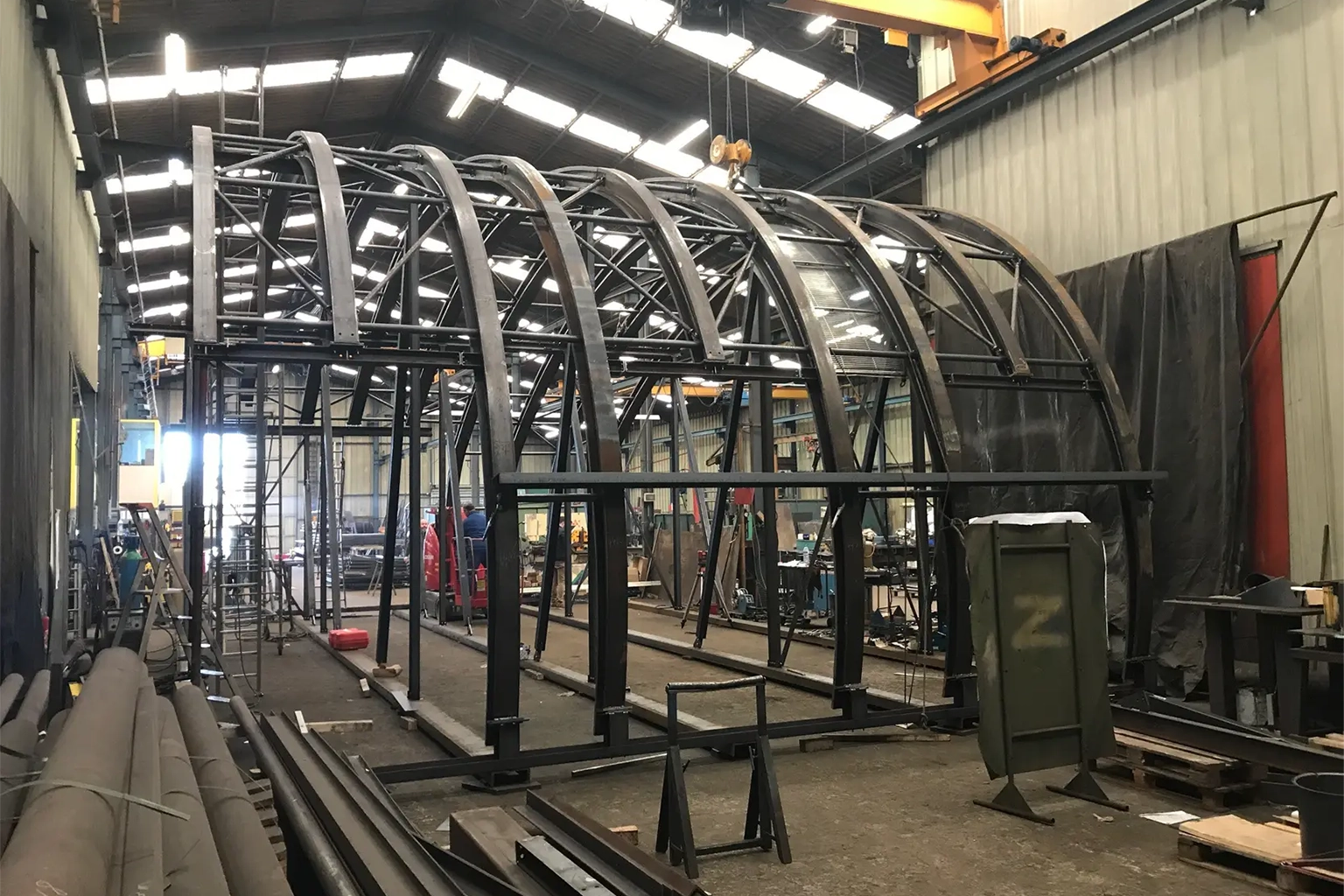 CNS serrurerie chaudronnerie industrielle structure verriere