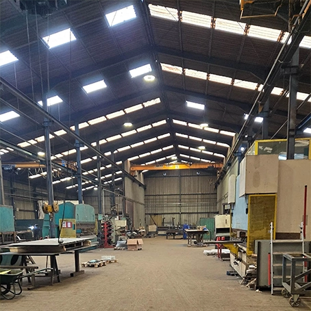 CNS serrurerie chaudronnerie industrielle entrepôt