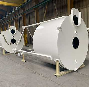 CNS serrurerie chaudronnerie industrielle structure blanche