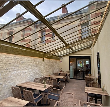 CNS serrurerie chaudronnerie industrielle verrière restaurant